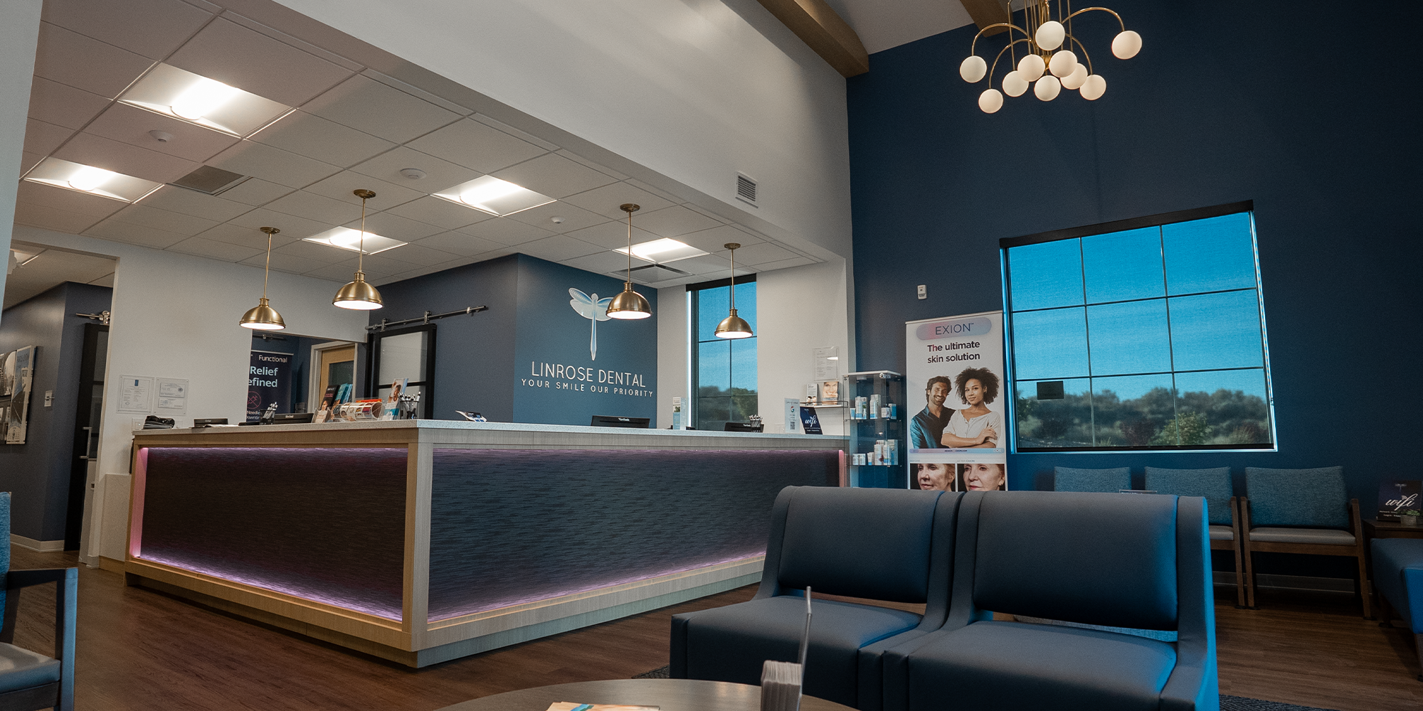 Linrose Dental office lobby